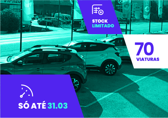 Stock limitado - Só até 31 de março